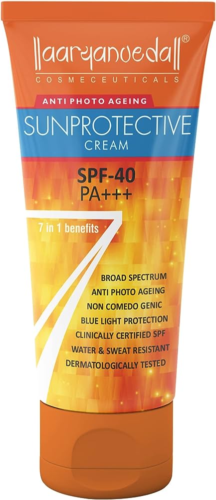 AaryanVeda 7 In 1 Benefits SunProtective Cream SPF-40 PA+++ 