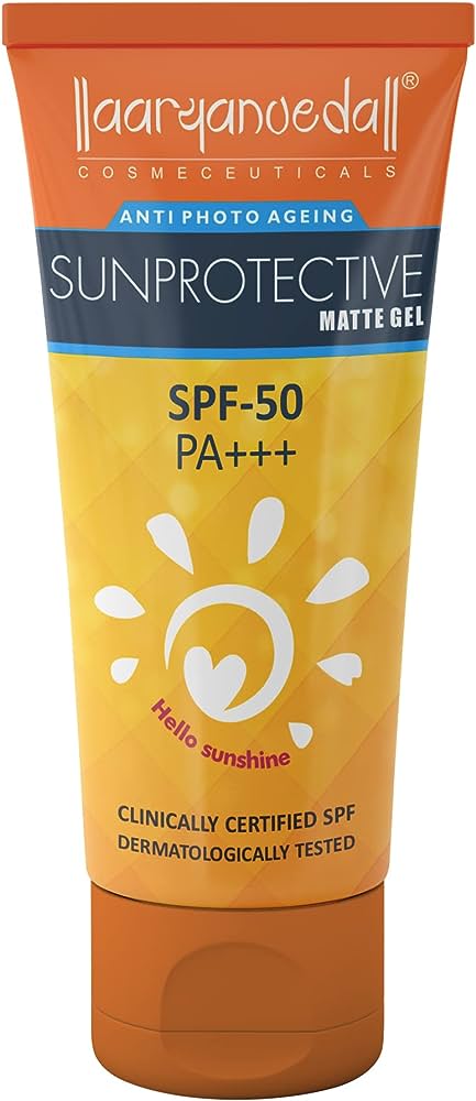 AaryanVeda Anti Photo Ageing SunProtective Matte Gel SPF-50 PA +++