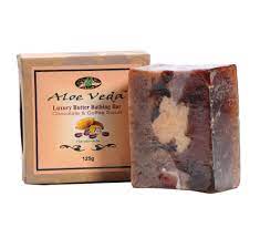 Aloe Veda Luxury Butter Bar - Chocolate & Coffee Scrub Soap
