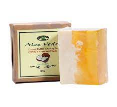 Aloe Veda Luxury Butter Bar - Honey & Coconut Cream