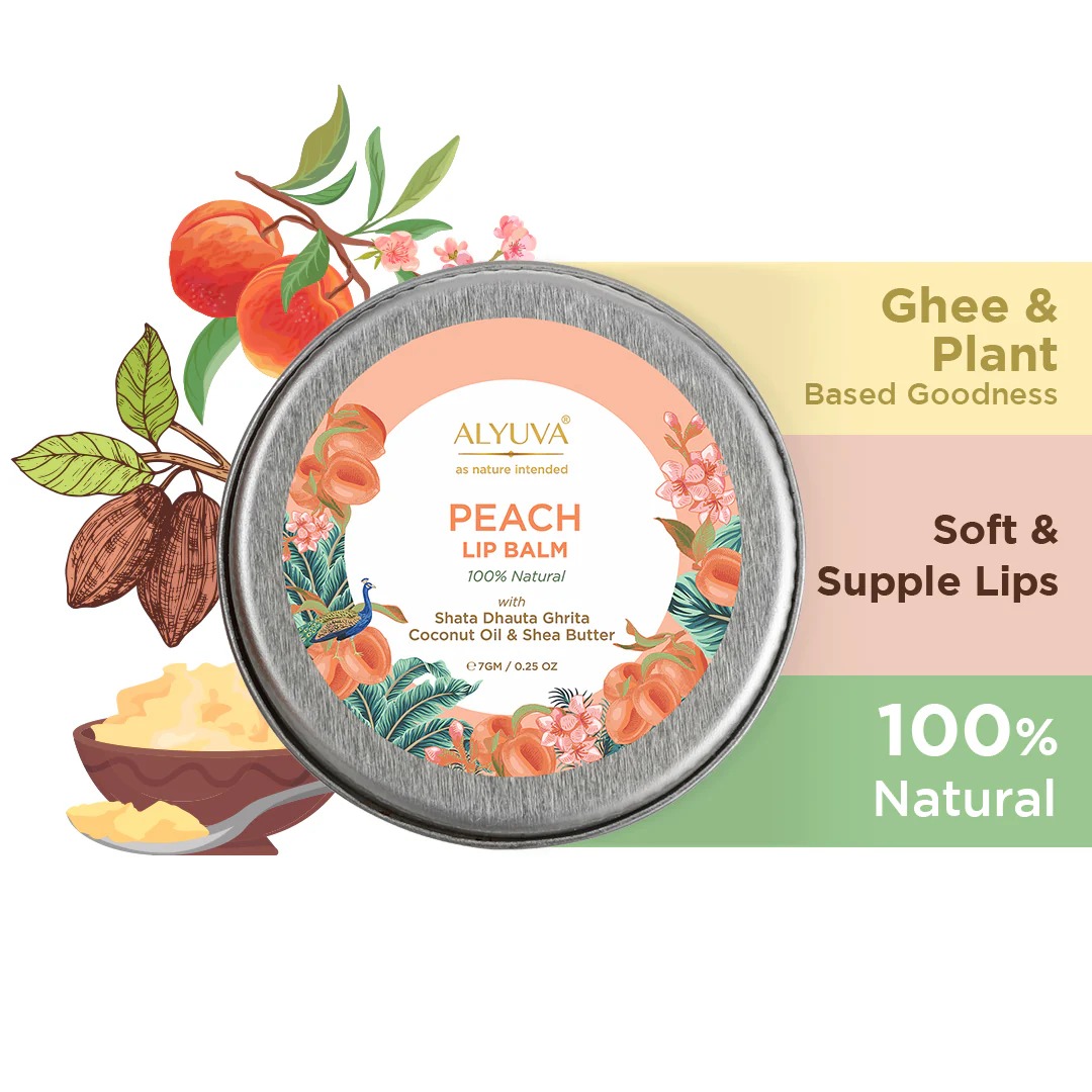 Alyuva Peach Fruit Lip Balm