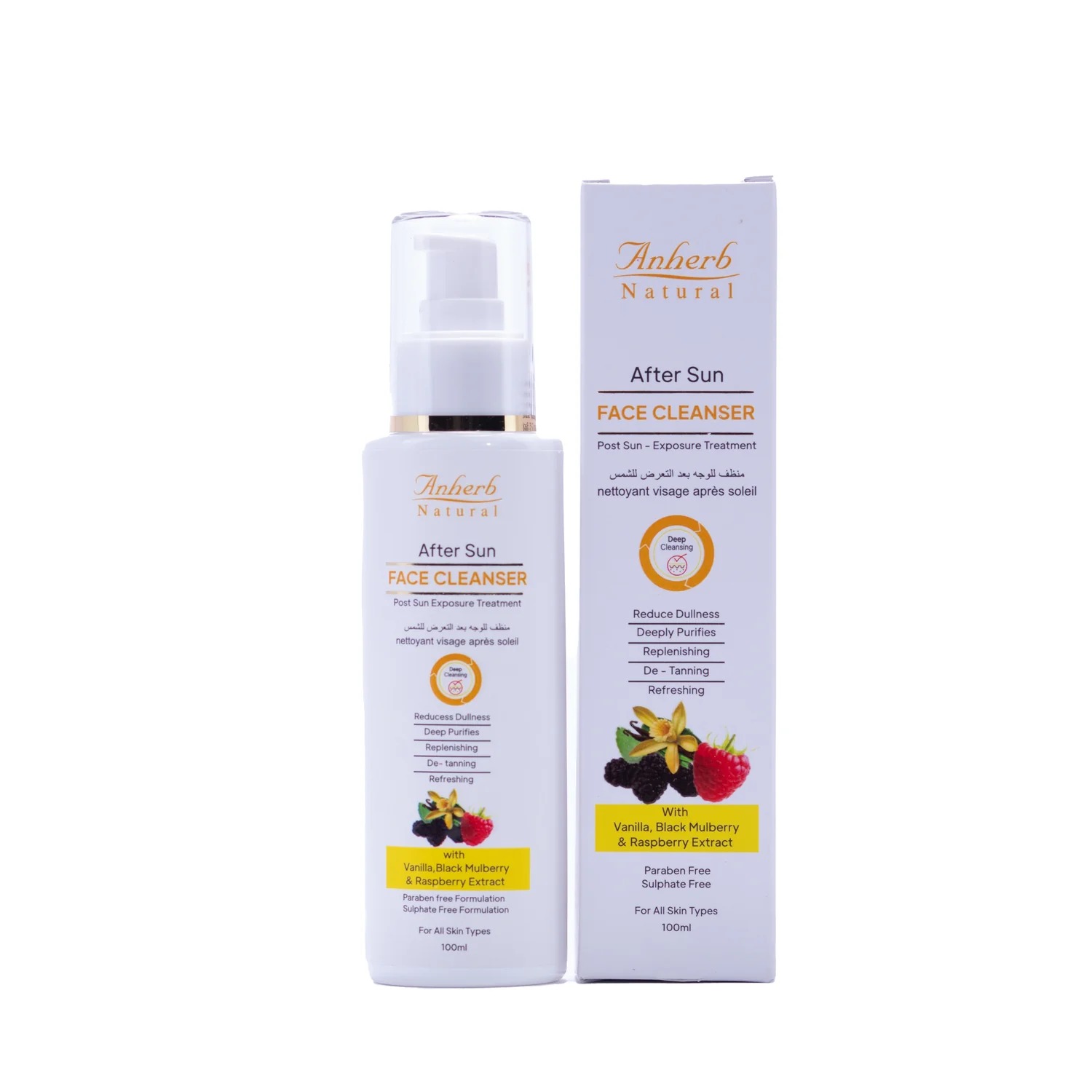Anherb Natural After Sun Face Cleanser