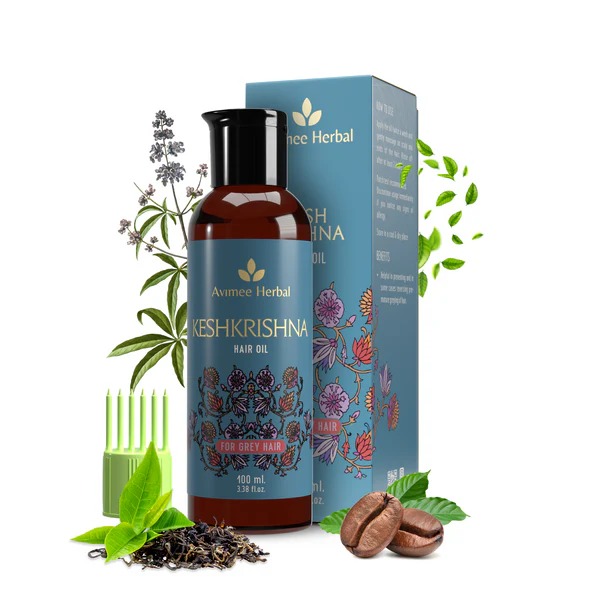 Avimee Herbal Keshkrishna Grey Hair Oil