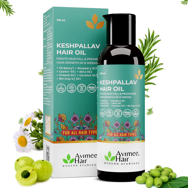 Avimee Herbal Keshpallav Hair Oil For Hair Growth