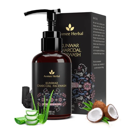 Avimee Herbal Kunwar Charcoal Facewash