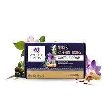 Ayouthveda Nuts & Saffron Luxury Castile Soap