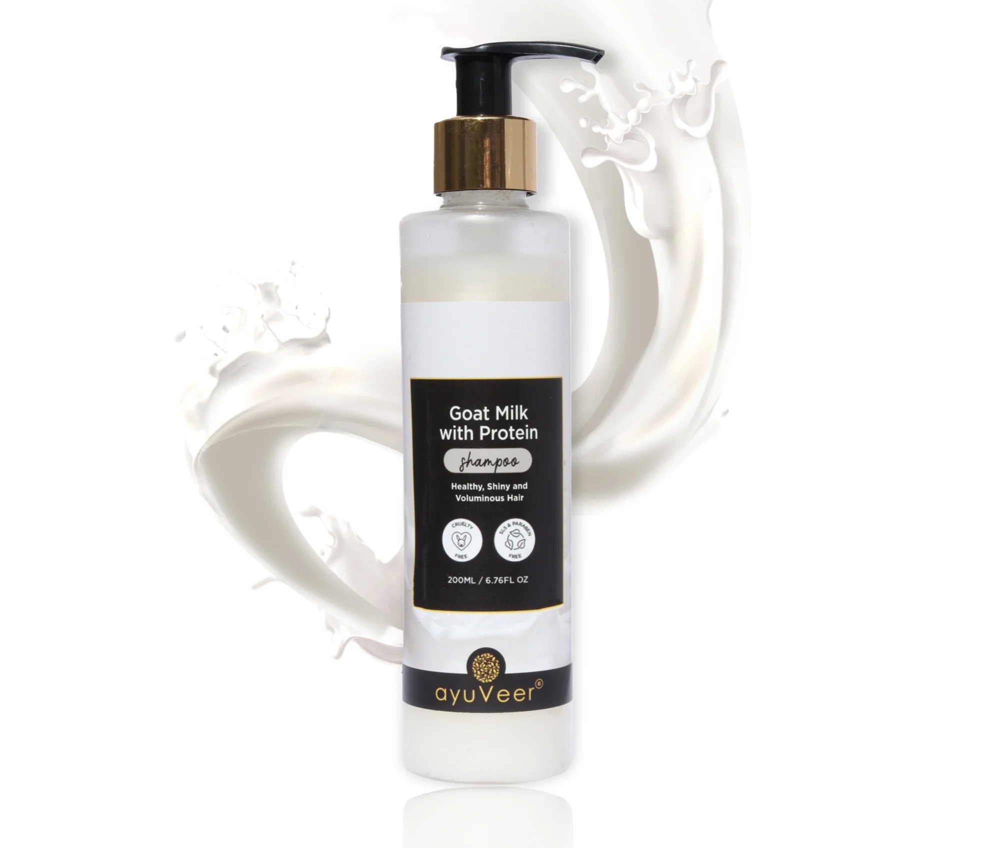 Ayuveer Goat Milk with Protein Shampoo
