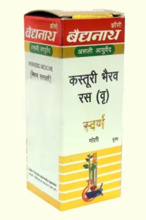 Baidyanath Kasturi Bhairav Ras Br.(S.M.A.) - Asli Ayurveda 
