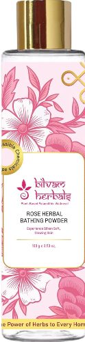 Bilvam Herbals Rose Herbal Bathing Powder 