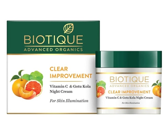 Biotique Clear Improvement Vitamin C & Gotu Kola Night Cream