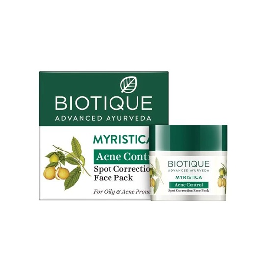 Biotique Myristica Acne Control Spot Correction Face Pack