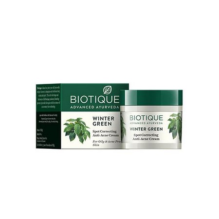 Biotique Winter Green Spot Correcting Anti Acne Cream