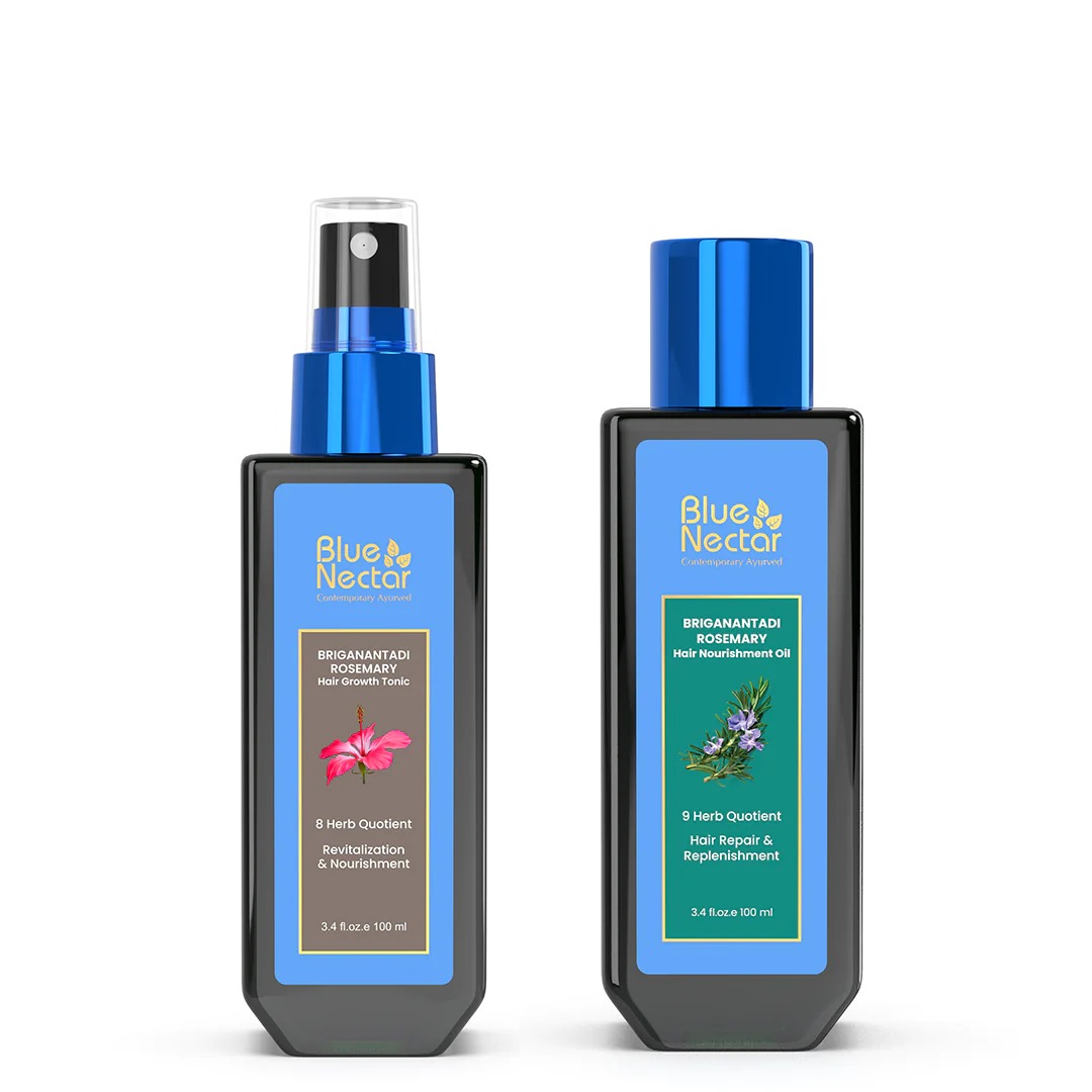 Blue Nectar Briganantadi Hair Nourishing Oil and Hair Growth Tonic