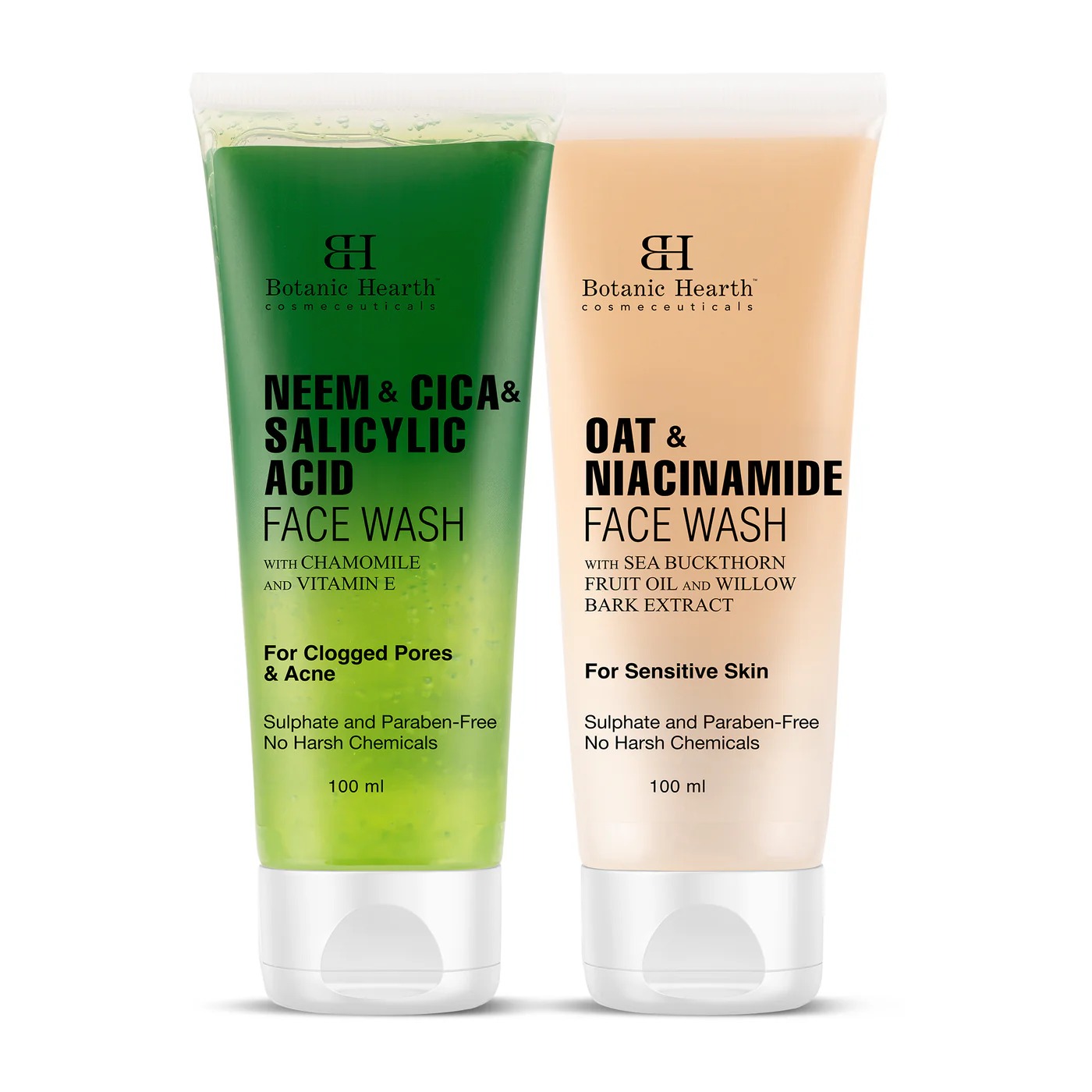 Botanic Hearth Neem, Cica & Salicylic Acid Face Wash Combo