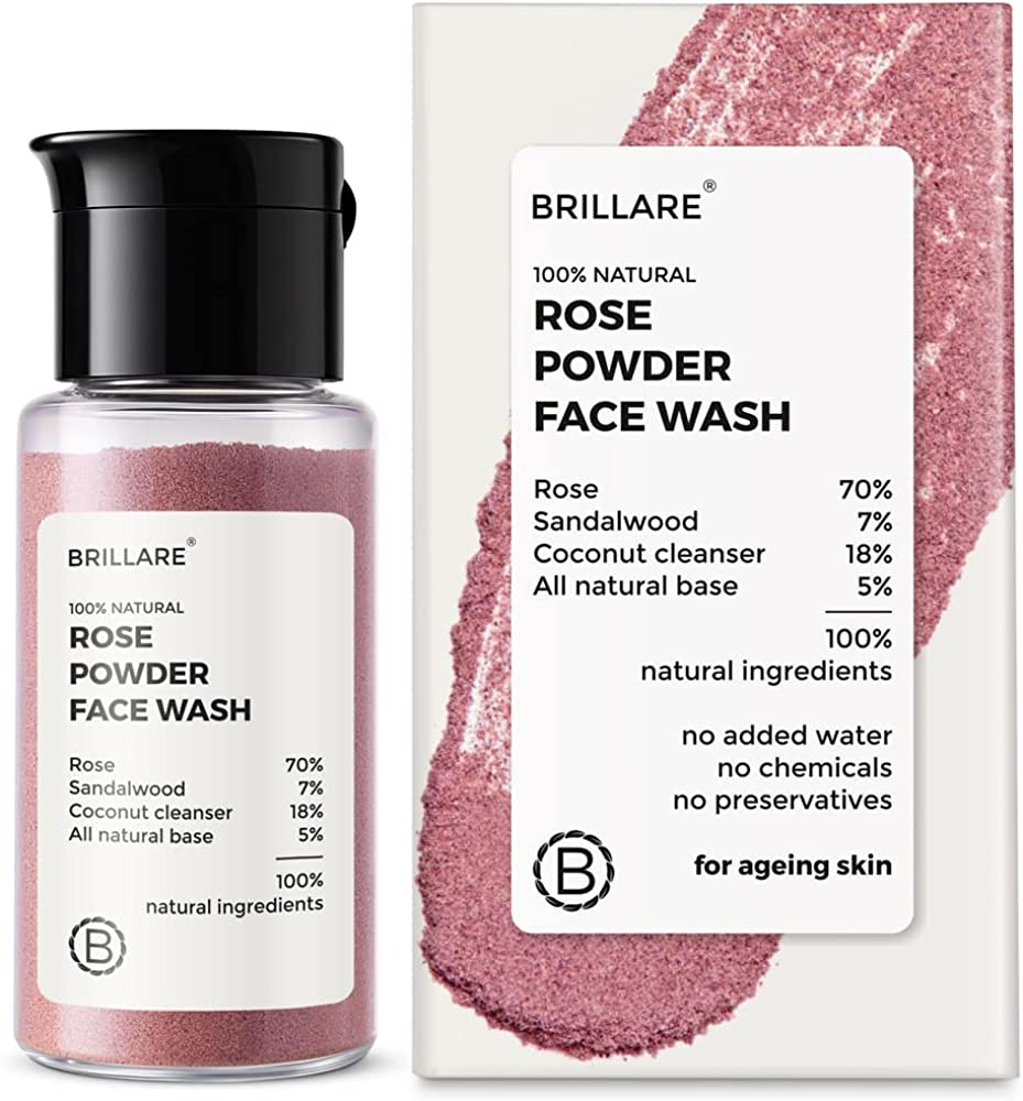 Brillare Rose Powder Face Wash