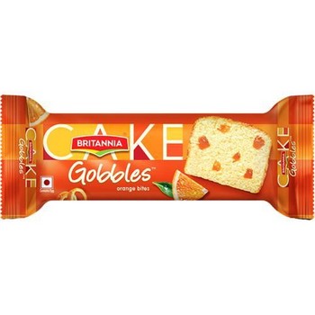 Britannia Gobbles Orange Bites Cake