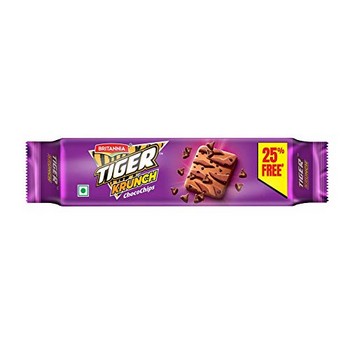 Britannia Tiger Krunch Chocochip Biscuits
