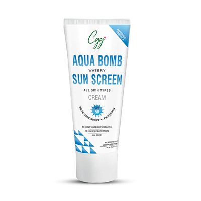 Cgg Cosmetics Aqua Bomb Watery Sunscreen Cream Spf 50