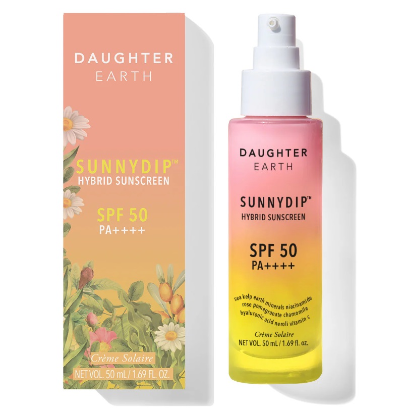 Daughter Earth SPF 50 Sunnydip Hybrid Sunscreen with Vitamin C + Sea Kelp
