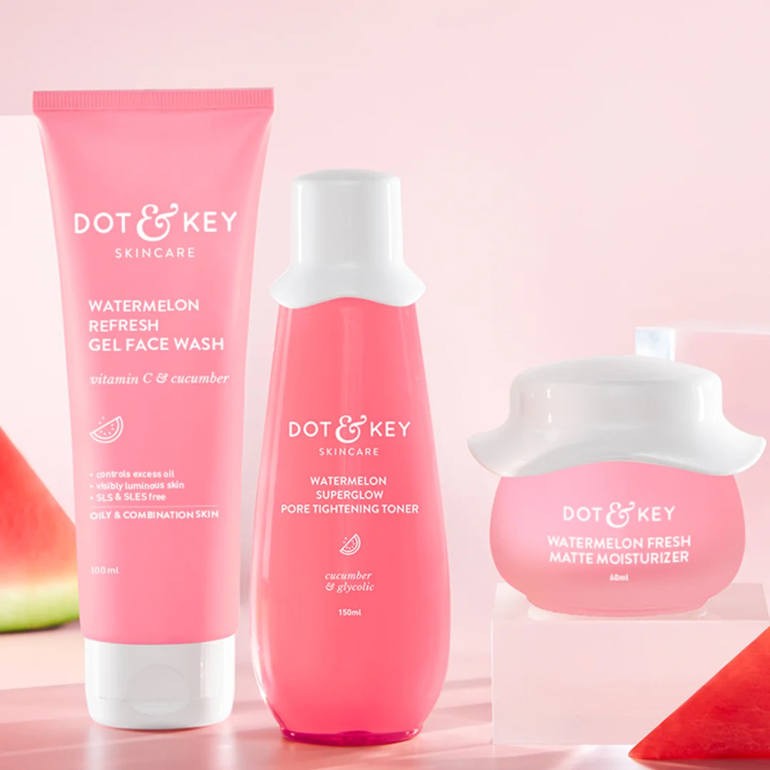Dot & Key Watermelon Luminous Skin Glow CTM Regime