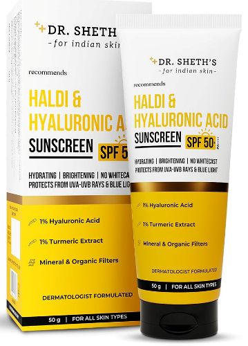 Dr Sheth's Haldi & Hyaluronic Acid Sunscreen