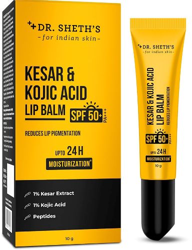 Dr Sheth's Kesar & Kojic Acid Lip Balm
