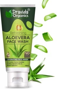 Dravida Organics Hydrating Aloe Vera  Face Wash