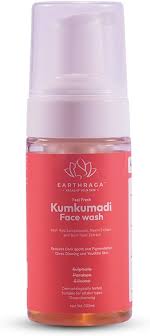 Earthraga Feel Fresh Kumkumadi Foaming Face Wash