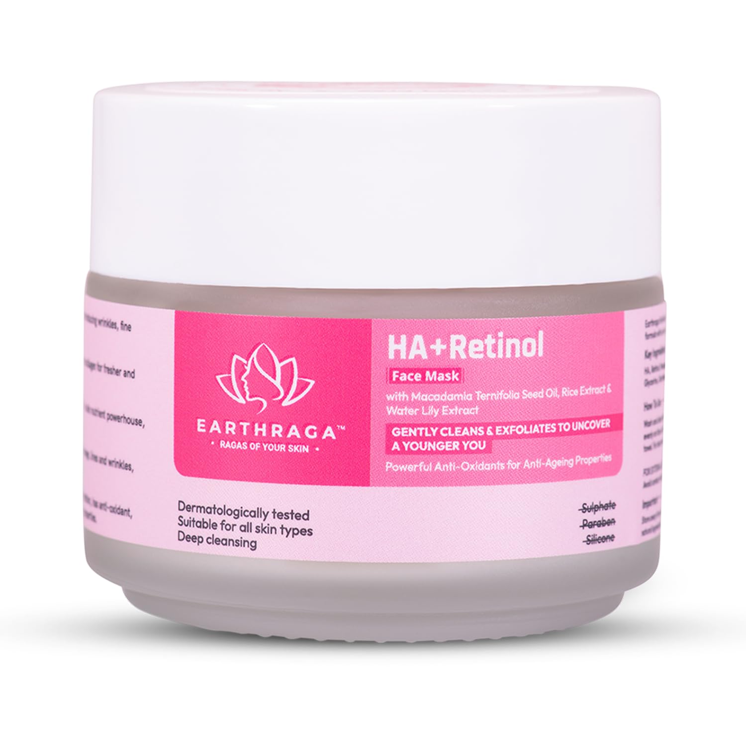 Earthraga HA + Retinol Face Mask