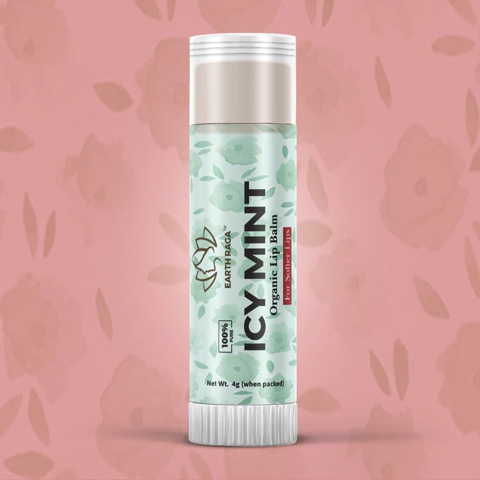 Earthraga Icy Mint Organic Lip Balm