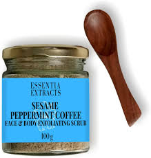 Essentia Extracts Sesame Peppermint Coffee Scrub