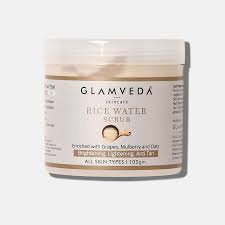 Glamveda Rice Water Brightening Face Scrub