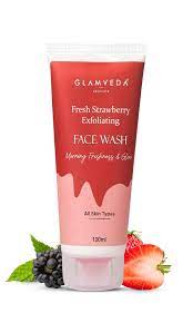 Glamveda Strawberry Exfoliating Face Wash