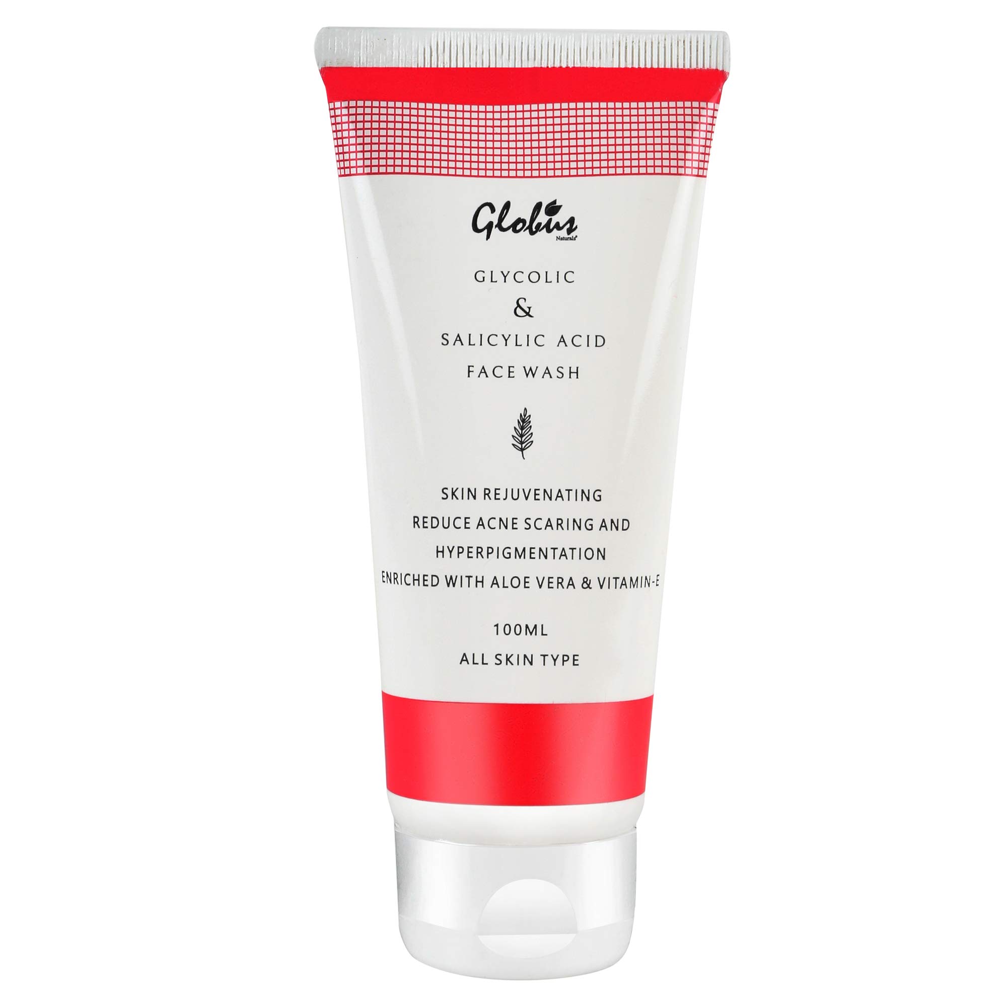 Globus Naturals Glycolic & Salicylic acid Pimple clear Face wash