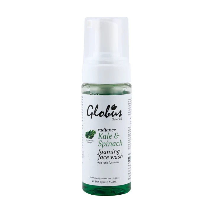 Globus Naturals Kale & Spinach Foaming Cleanser