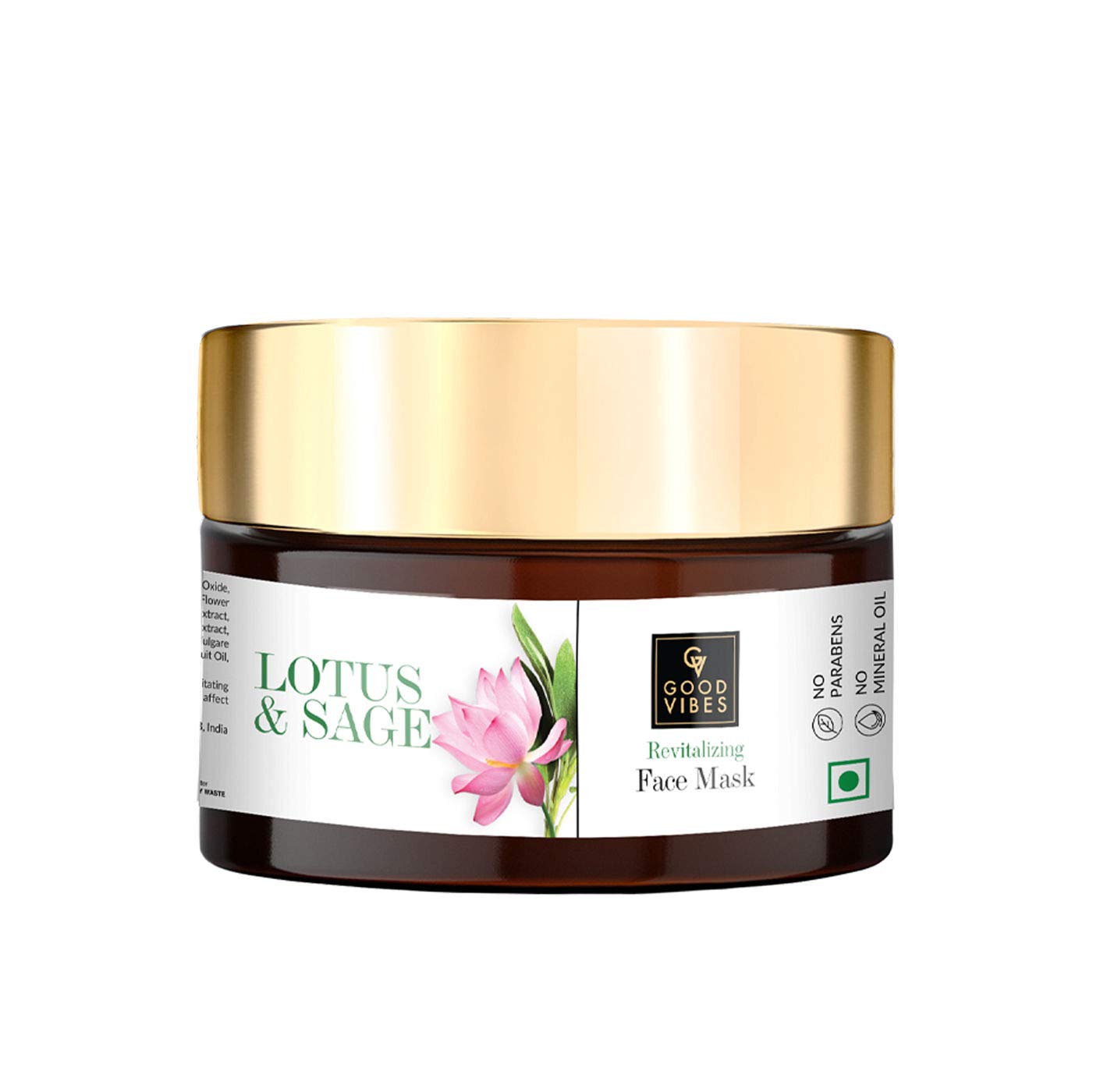 Good Vibes Revitalizing Face Mask Lotus and Sage