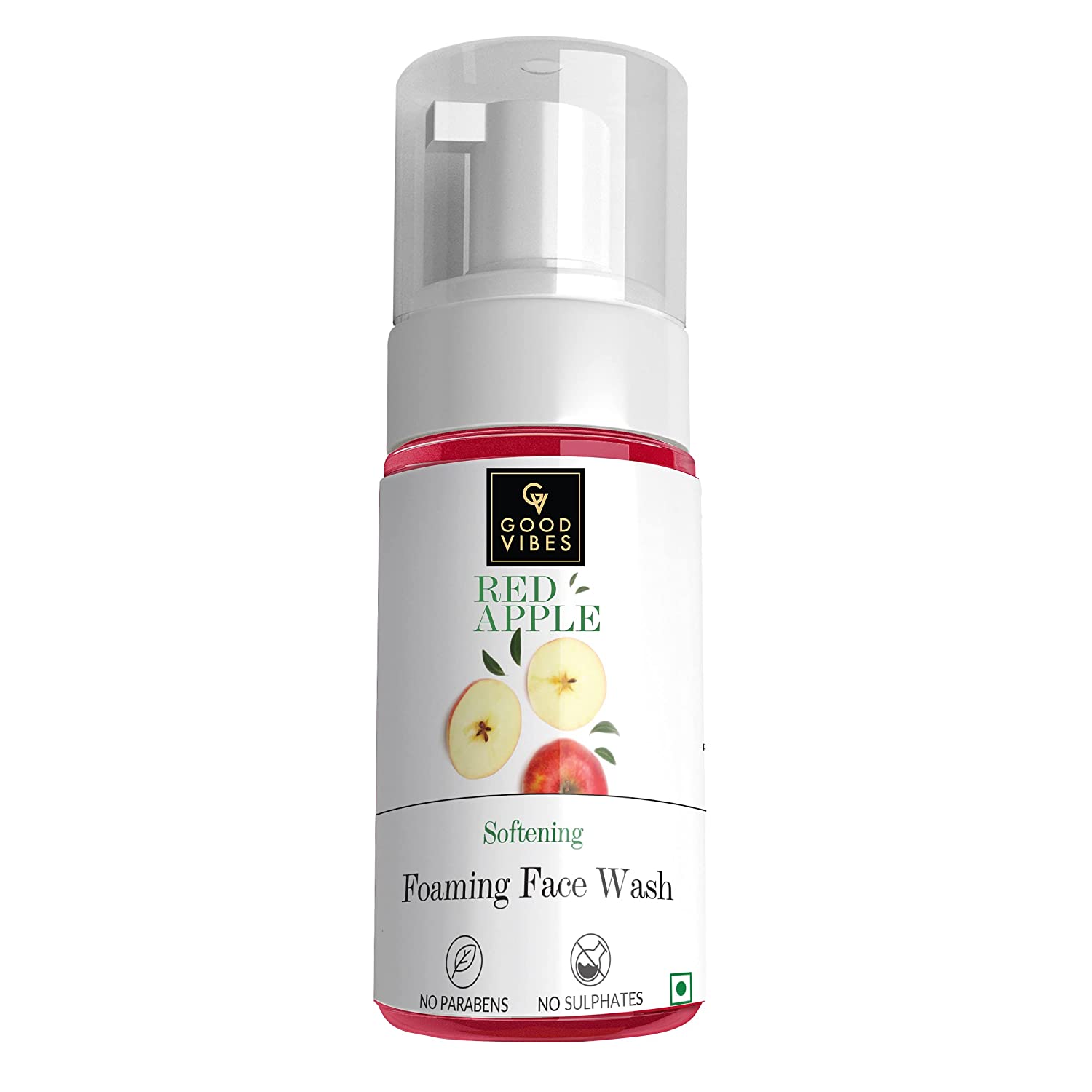 Good Vibes Softening Foaming Face Wash Red Apple