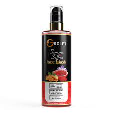 Grolet Tan Removal Face Wash with Turmeric & Saffron Face Wash