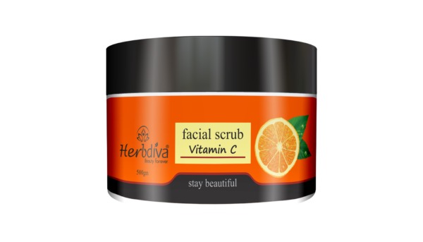 Herbdiva Vitamin C Facial Scrub