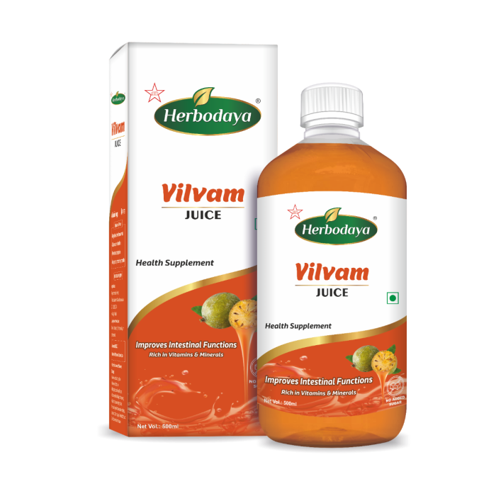 Herbodaya Vilvam Juice – Best for Stomach ulcer