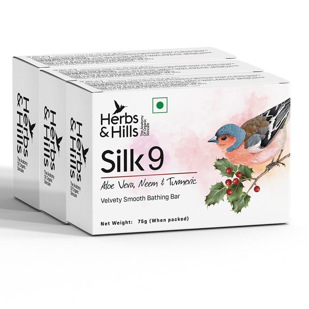 Herbs And Hills Silk9 Velvety Smooth Bathing Bar