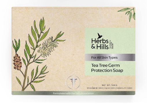 Herbs And Hills Tea Tree Germ Protection Soap