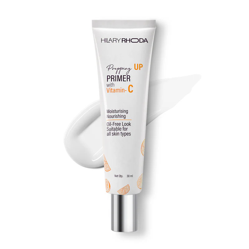 Hilary Rhoda Prepping Up Primer with Vitamin C 