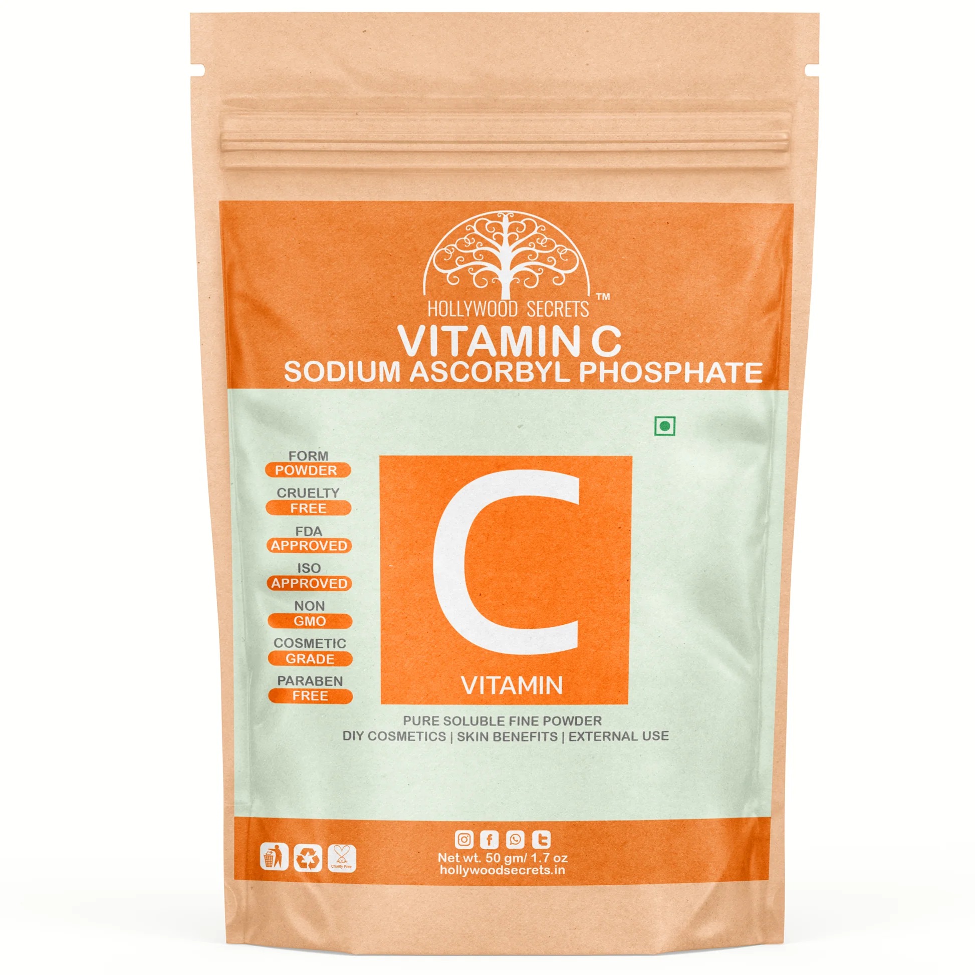 Hollywood Sodium Ascorbyl Phosphate Vitamin C Powder