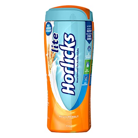 Horlicks Lite Health and Nutrition Drink - Regular Malt Flavour