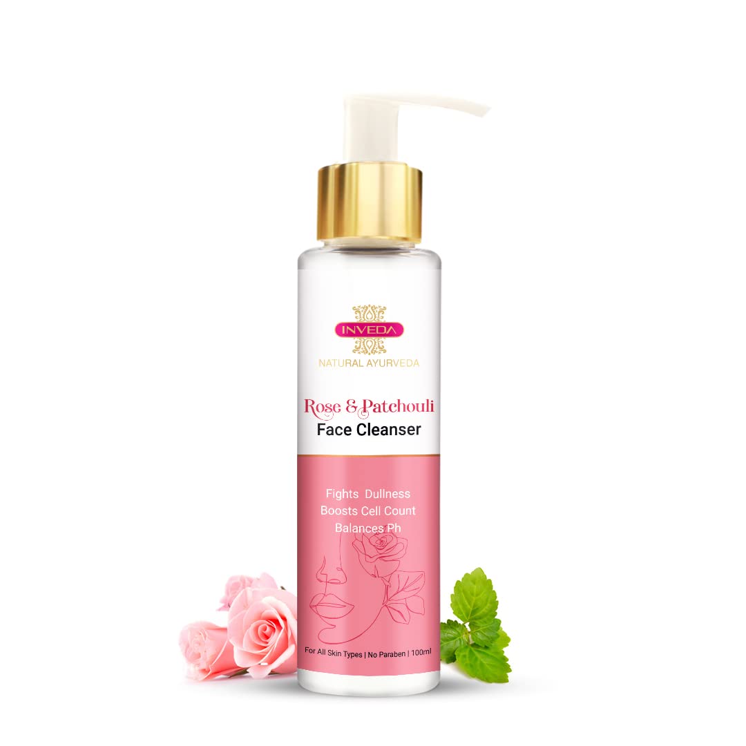 Inveda Rose & Patchouli Face Cleanser