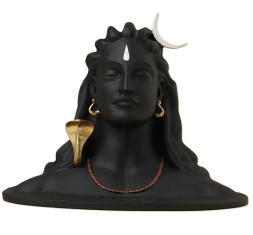 Isha Life Adiyogi Minaiture Car Stand (Fibre) - 3.5 Inch