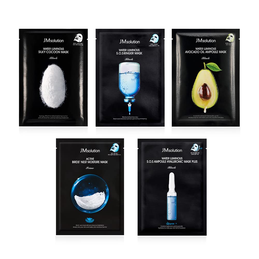 JMsolution Korean Hydrating Face Sheet Mask Combo