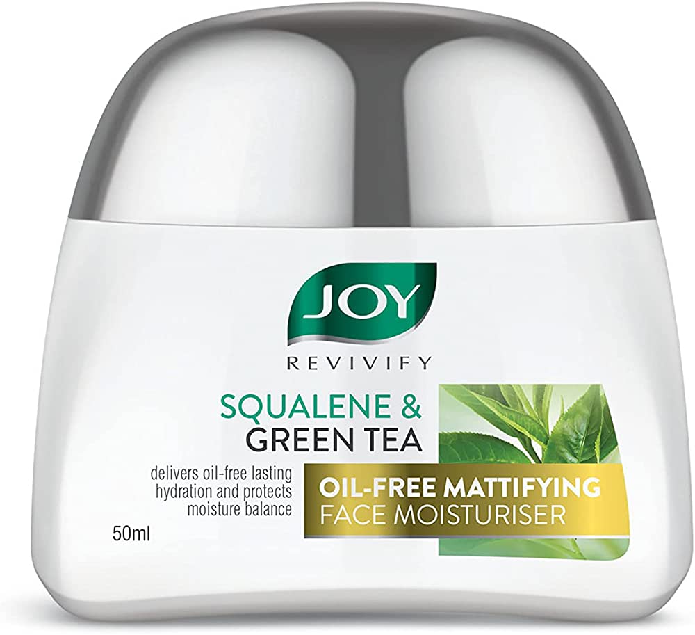 Joy Revivify Squalene & Green Tea- Oil- Free Mattifying Face Moisturiser