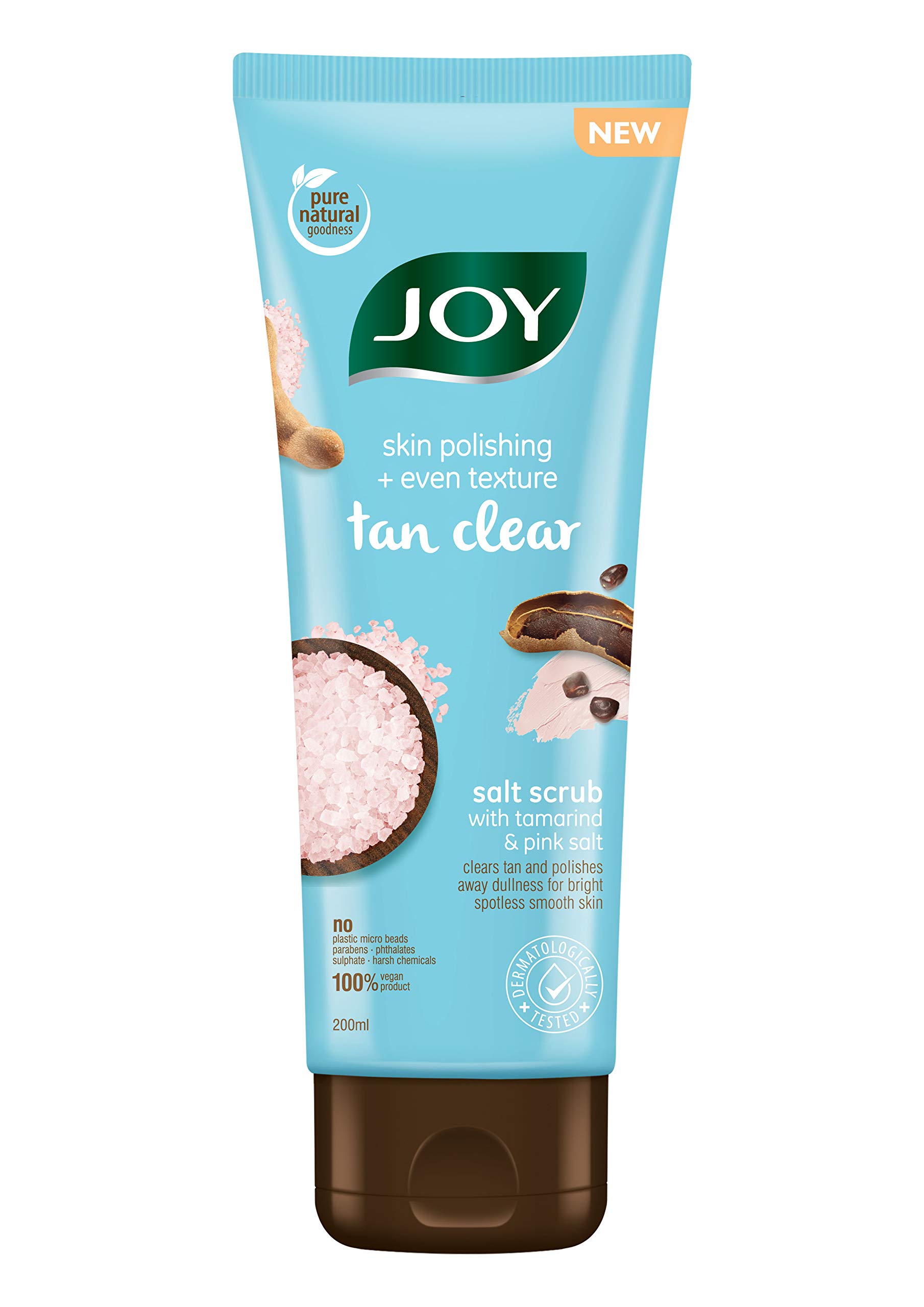 Joy Skin Polishing & Even Texture Tan Clear Salt Scrub